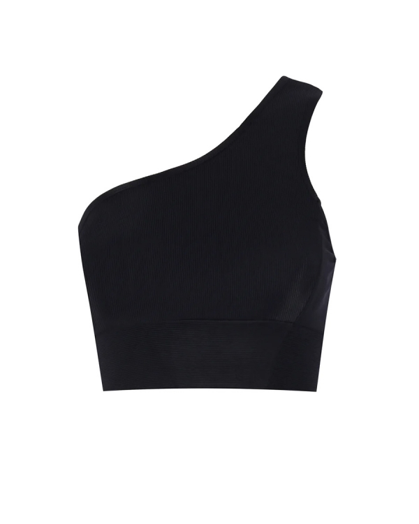 Y.ORSTRULY SS Crop Top- Charcoal