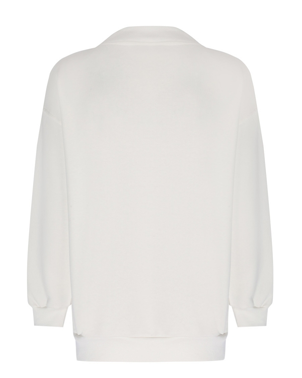 Y.ORSTRULY Vintage Oversize Sweatshirt-Vanilla