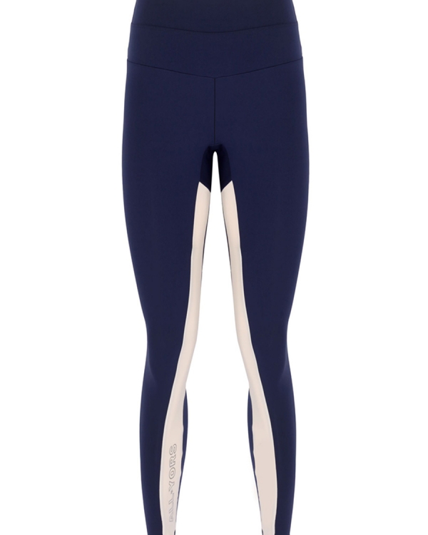 Y.ORSTRULY Corsage Leggings-Indigo