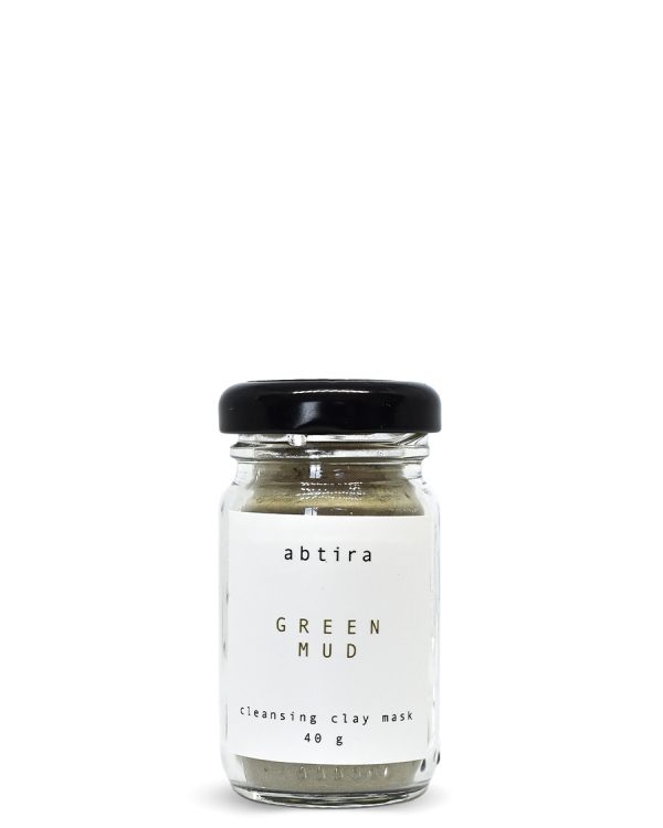 ABTIRA GARDEN Green Mud | Tulsi + yeşil kil maskesi | derin temizleme