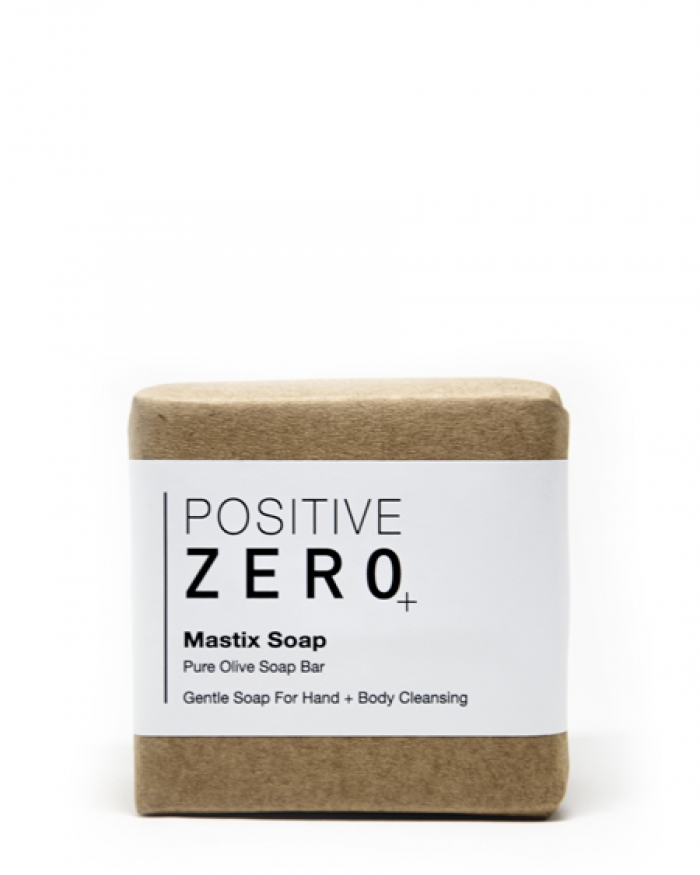 POSITIVE ZERO Mastix Soap I Geleneksel zeytin yağlı sakız sabunu I zeytin yağı + damla sakızı 