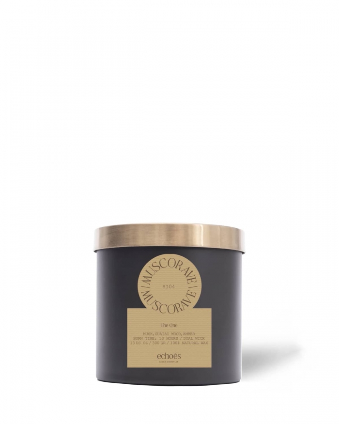 ECHOES CANDLE & SCENT LAB.	 Muscorave Çift Fitil Doğal Mum 300 gr