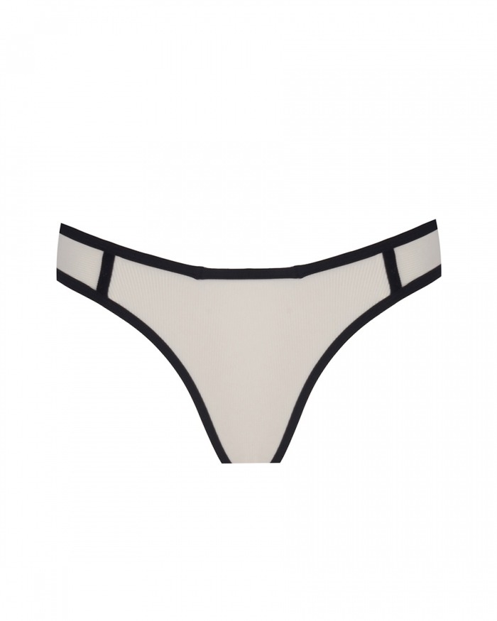 Y.ORSTRULY Allyors Zipper Bikini Altı-Vanilla