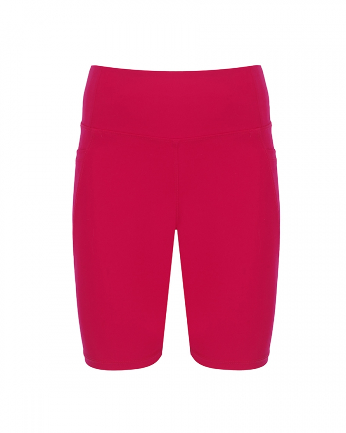 Y.ORSTRULY Cargo Biker Shorts- Hot Pink