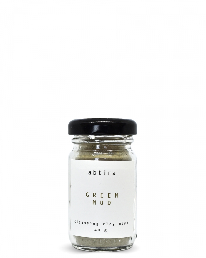 ABTIRA GARDEN Green Mud | Tulsi + yeşil kil maskesi | derin temizleme