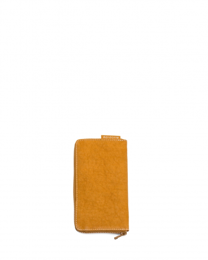 EPIDOTTE Zipped Wallet - Saffron