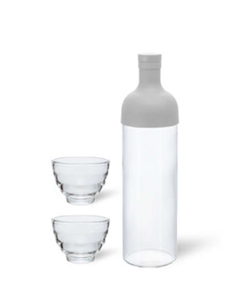 HARIO  Hario Filter in Bottle & Tea Glass Set (Gri)