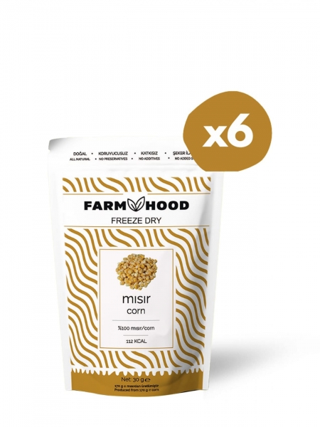 FARMHOOD  6x Freeze Dried Mısır Cipsi