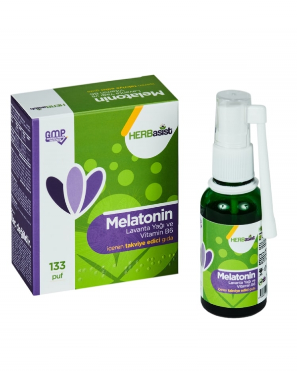 HERBASIST Melatonin Lavanta Yağı ve Vitamin B6 İçeren Takviye Edici Gıda