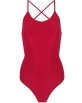 Y.ORSTRULY Racer Swimsuit- Cassis