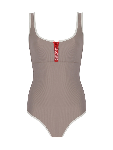 Y.ORSTRULY  Allyors Olimpia Swimsuit- Pebble