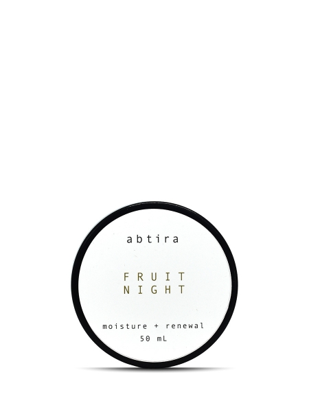 ABTIRA GARDEN  Fruit Night | nemlendirici + canlandırıcı gece kremi | cilt doku + tonu eşitleyici | %5 AHA