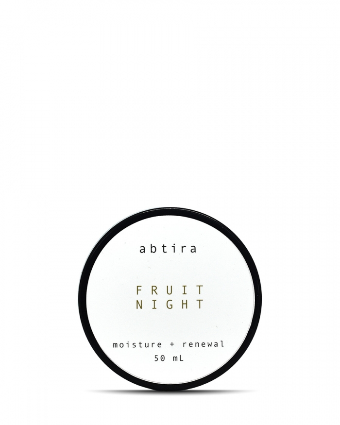 ABTIRA GARDEN Fruit Night | nemlendirici + canlandırıcı gece kremi | cilt doku + tonu eşitleyici | %5 AHA